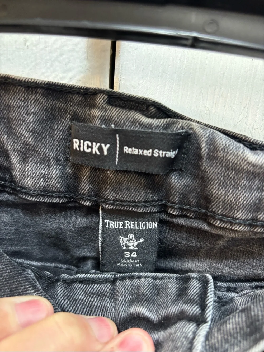 True Religion men Ricky Relaxed Straight pants